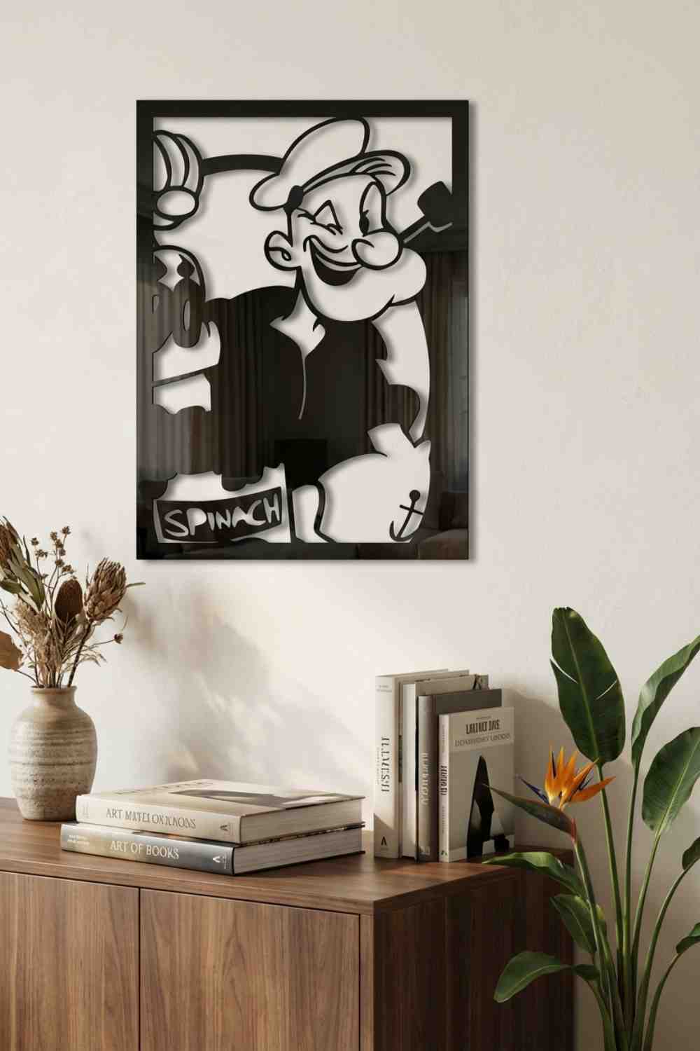 Popeye, El Marino - Cuadro decorativo | Cortayrecorta.es
