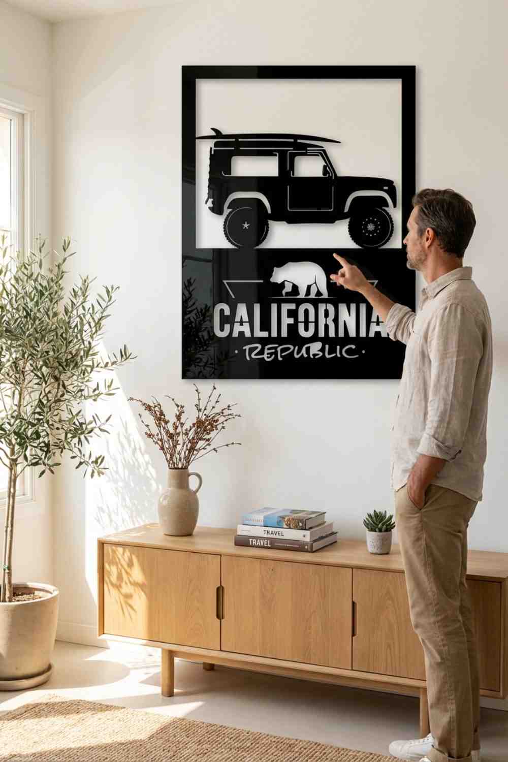 California Republic - Cuadro decorativo | Cortayrecorta.es