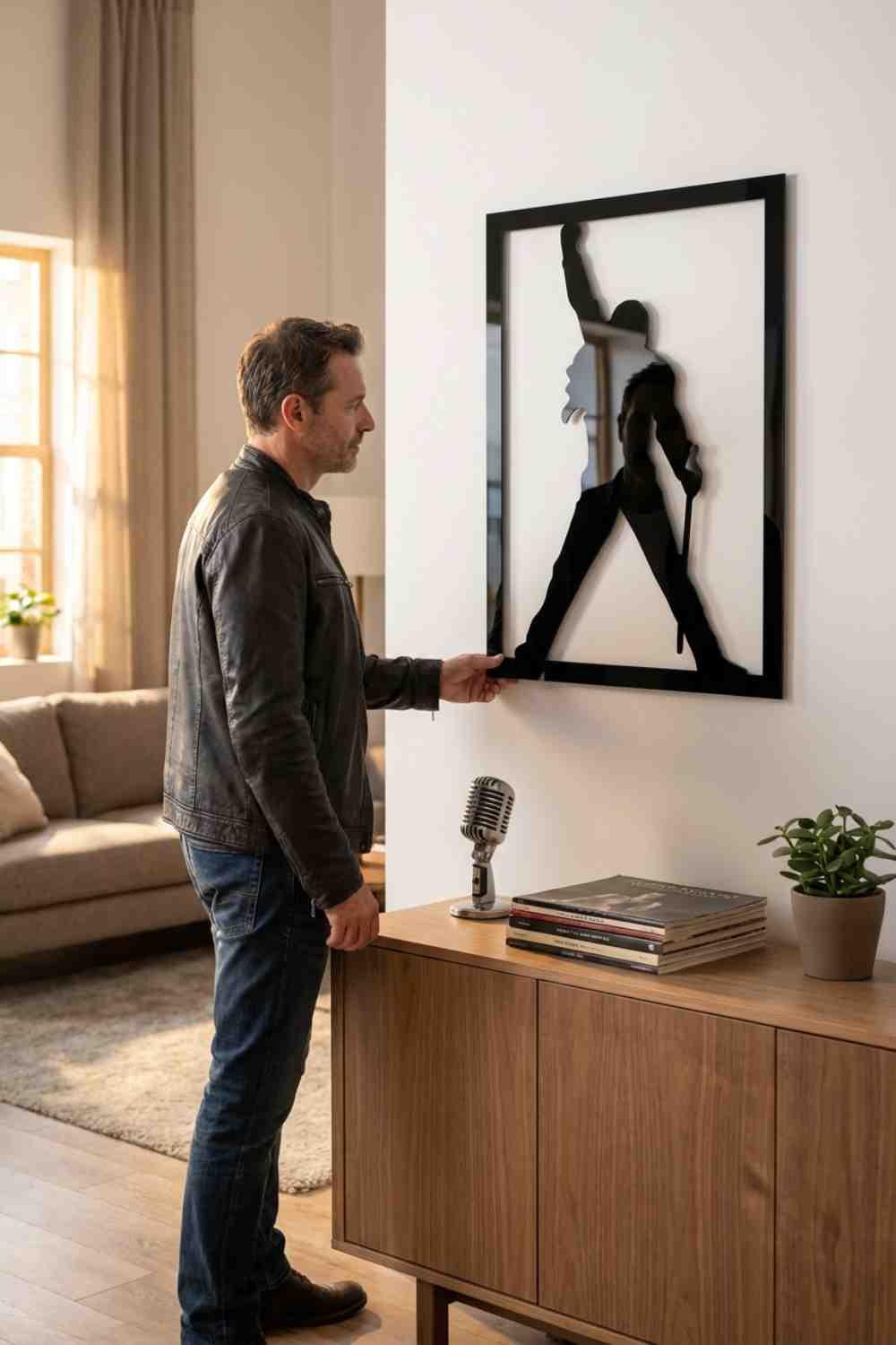 Freddie Mercury - Cuadro decorativo | Cortayrecorta.es