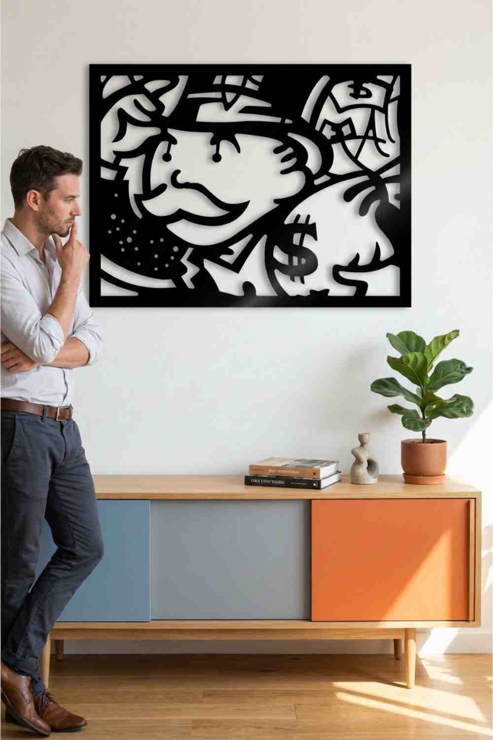 Mr. Monopoly by Dillon Boy - Cuadro decorativo | Cortayrecorta.es
