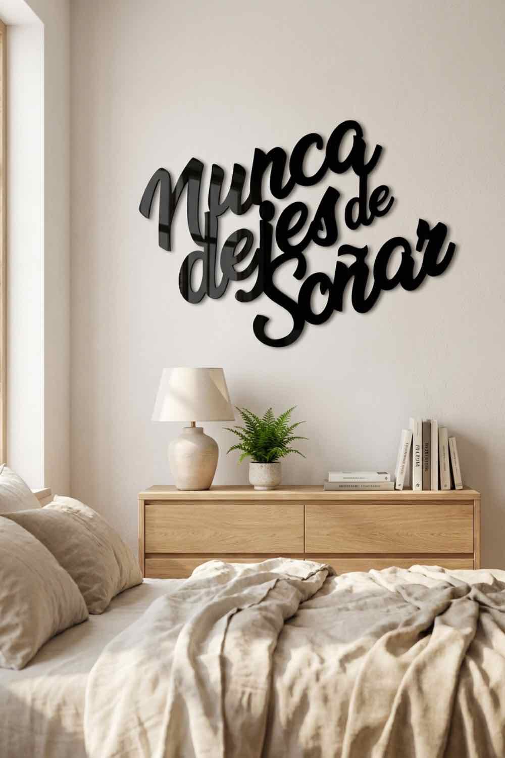 Nunca dejes de soñar - Cuadro decorativo | Cortayrecorta.es
