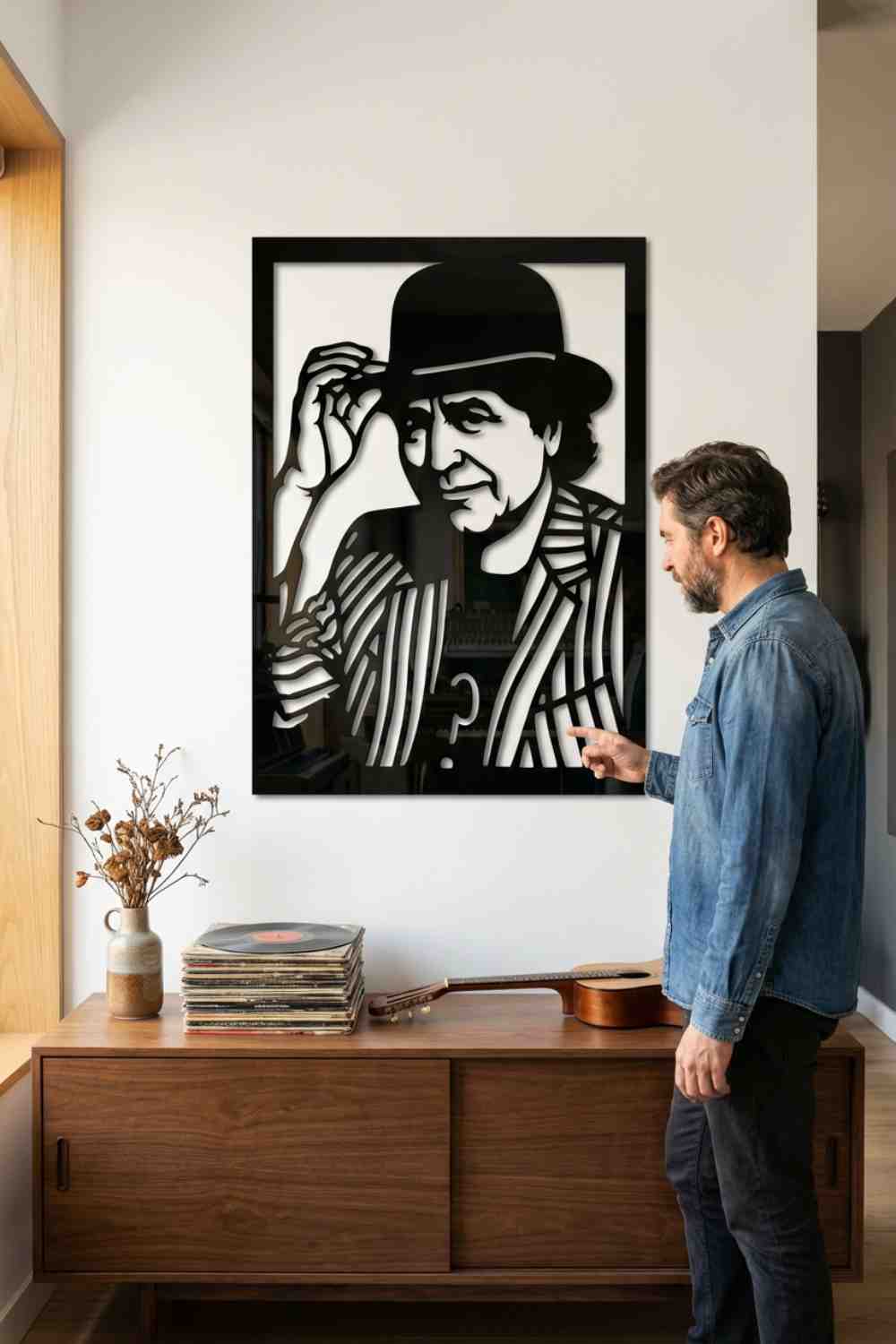 Joaquín Sabina - Cuadro decorativo | Cortayrecorta.es