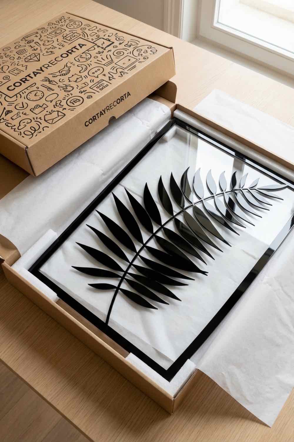 Palmera - Cuadro decorativo | Cortayrecorta.es