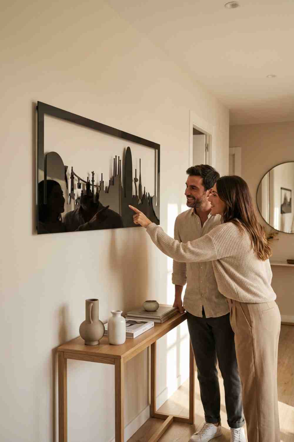 Barcelona - Cuadro decorativo | Cortayrecorta.es