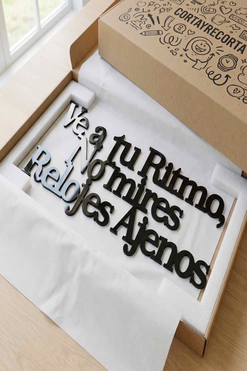 Ve a tu ritmo - Cuadro decorativo | Cortayrecorta.es