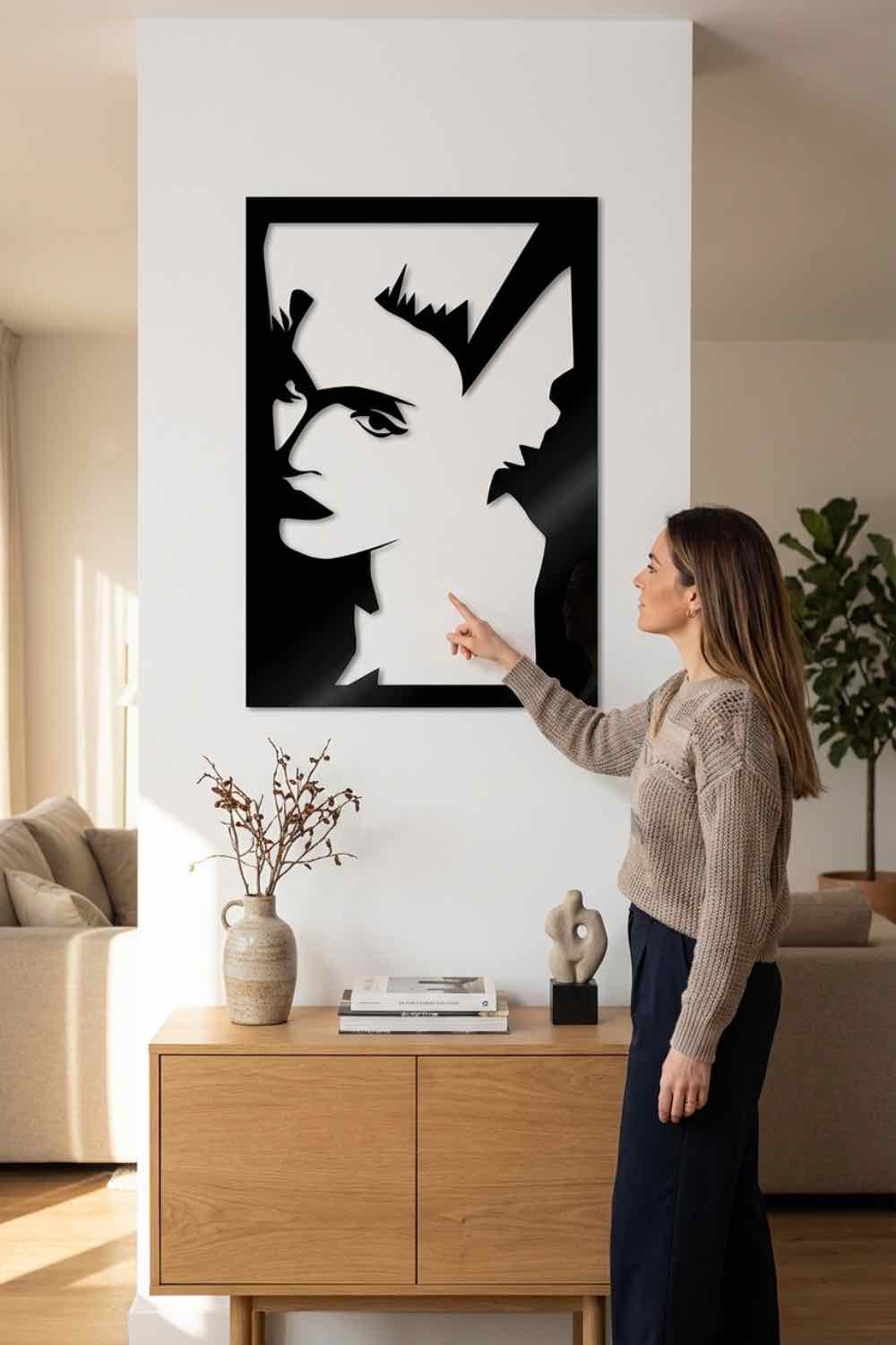 Madonna Pelo Corto - Cuadro decorativo | Cortayrecorta.es