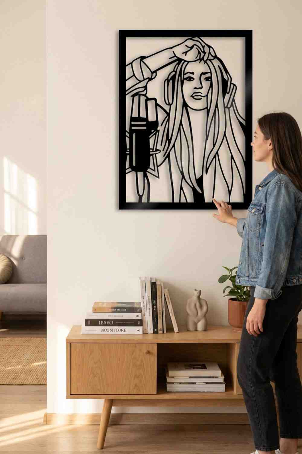 Shakira Y Bizarrap - Cuadro decorativo | Cortayrecorta.es