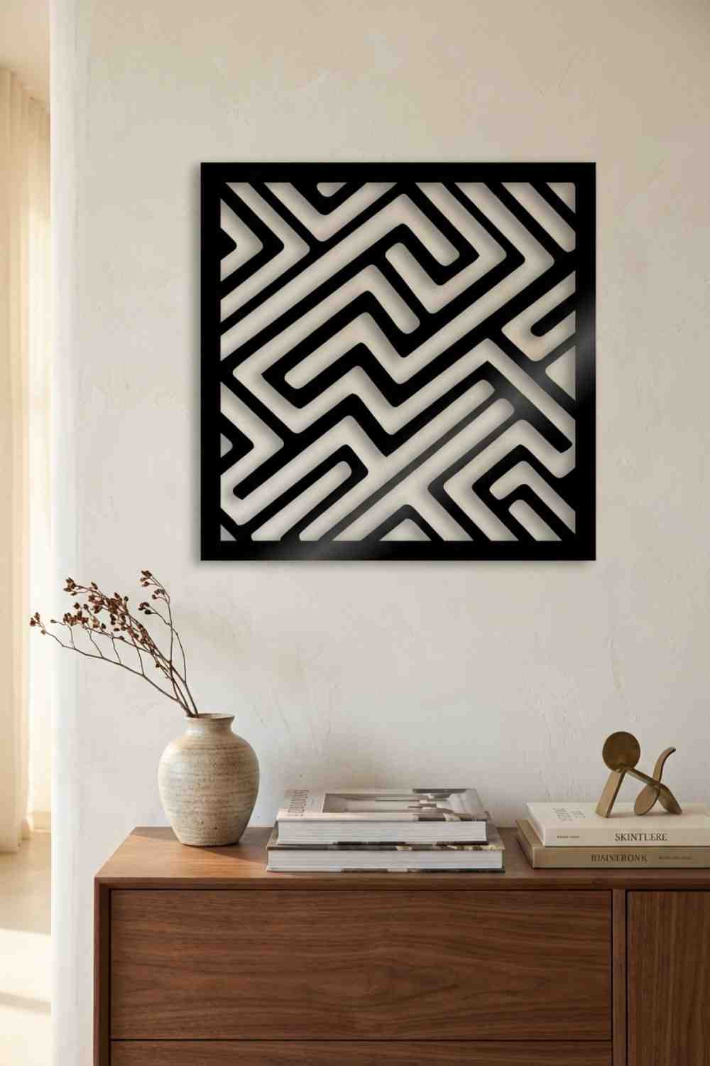 Laberinto - Cuadro decorativo | Cortayrecorta.es