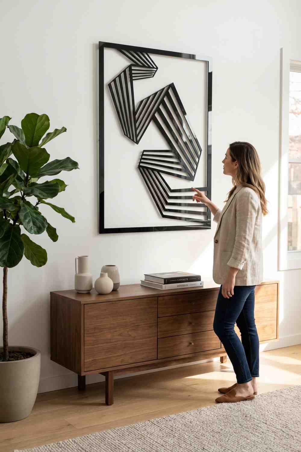 Todo Es La Perspectiva - Cuadro decorativo | Cortayrecorta.es