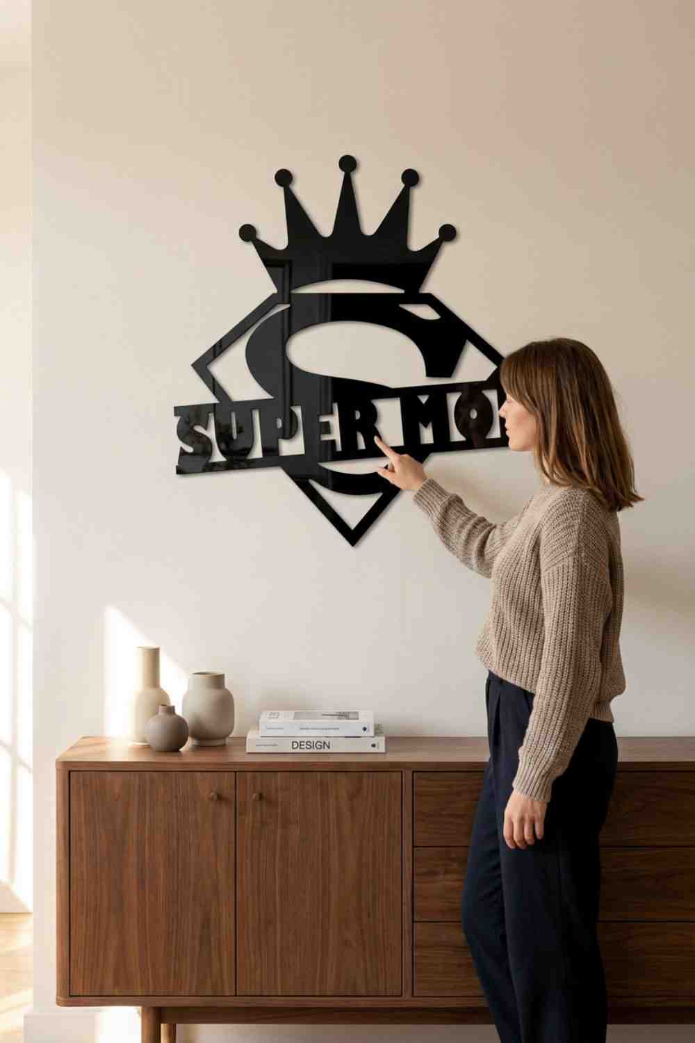 Super Mom - Cuadro decorativo | Cortayrecorta.es