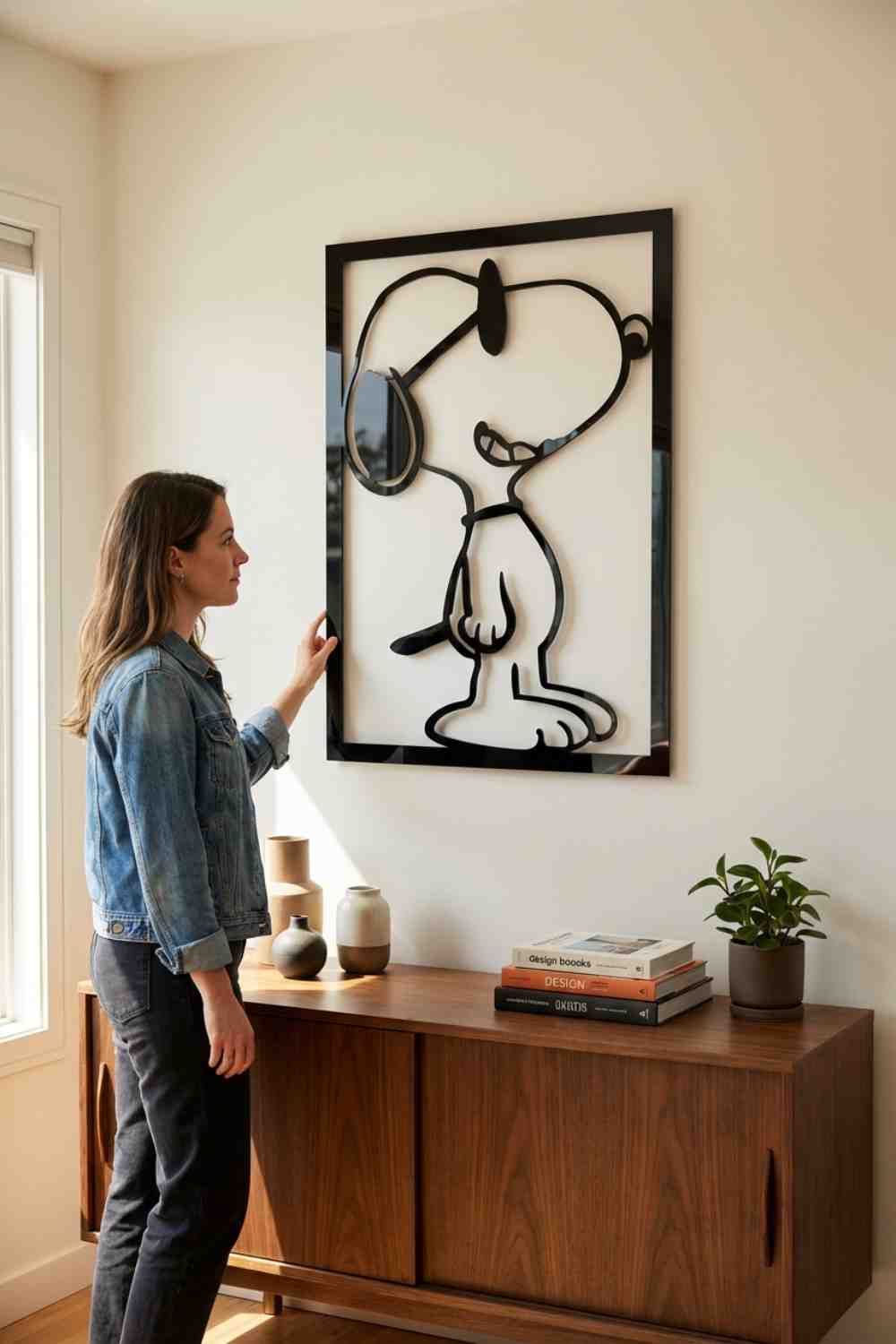 Snoopy - Cuadro decorativo | Cortayrecorta.es