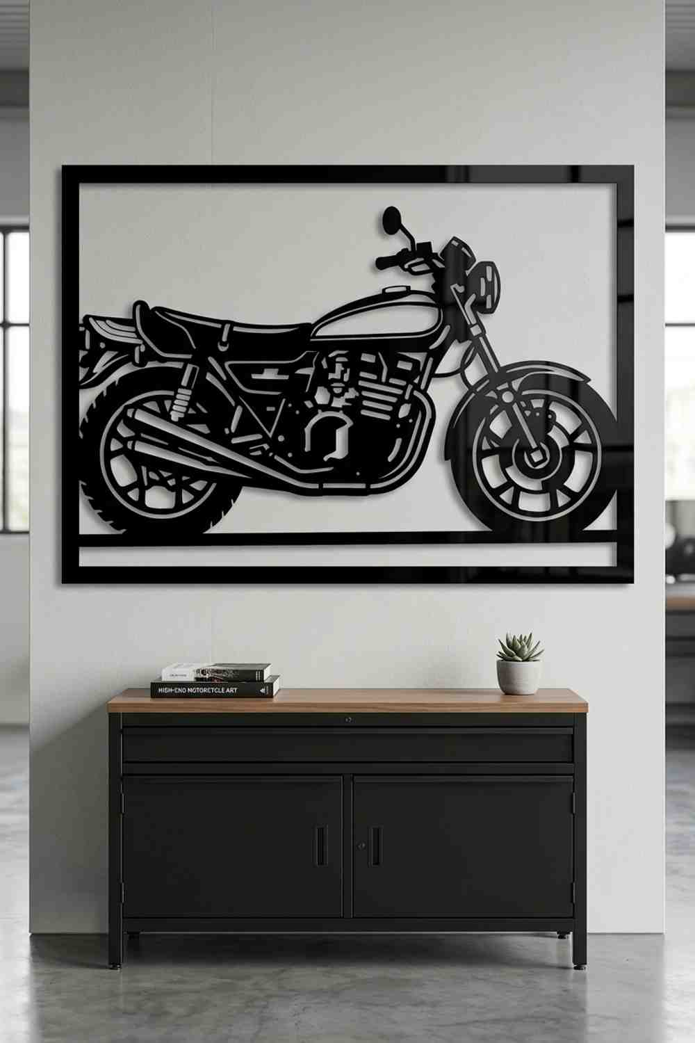 Kawasaki Z1 de 1972 (1) - Cuadro decorativo | Cortayrecorta.es