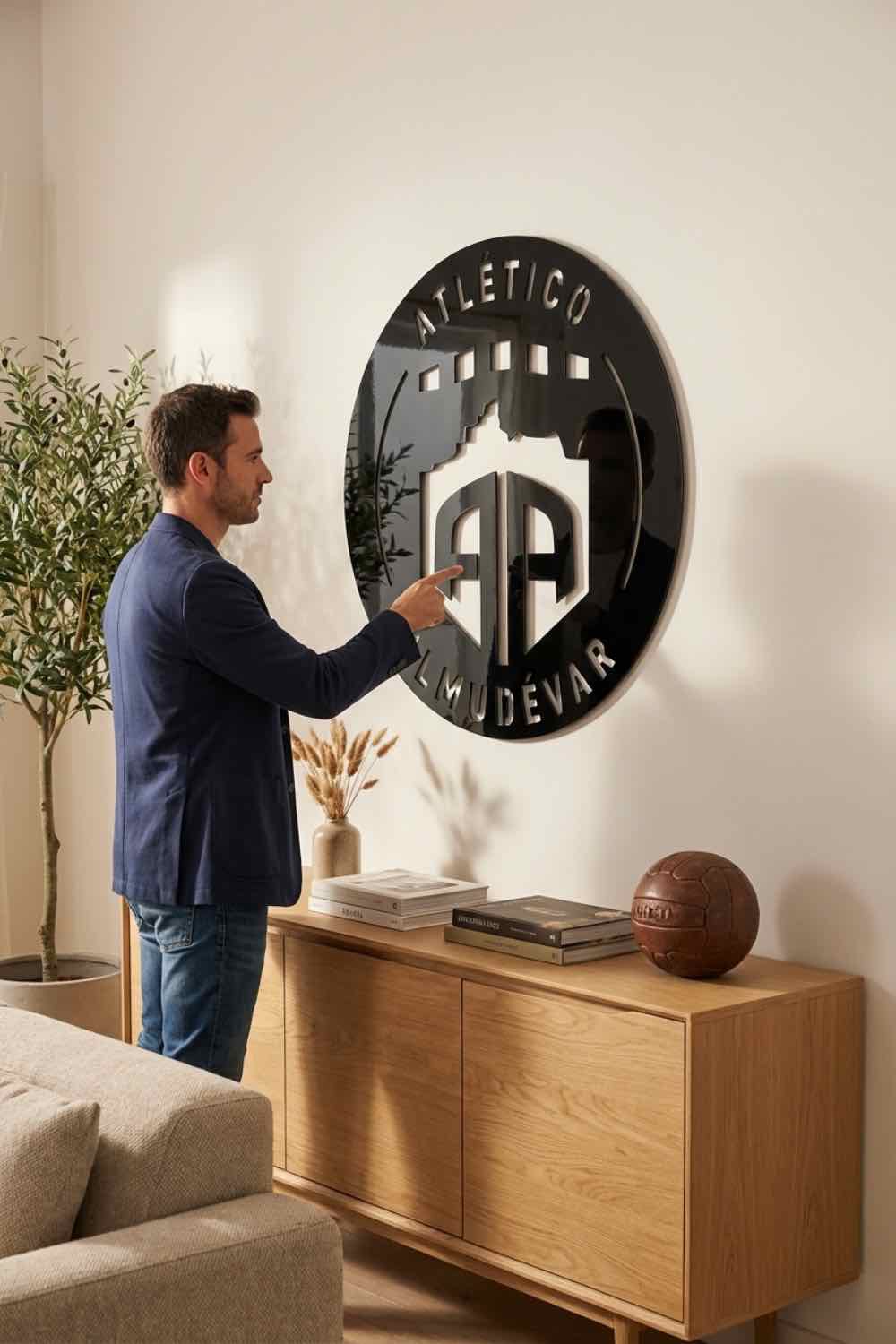 Atlético Almudévar - Cuadro decorativo | Cortayrecorta.es