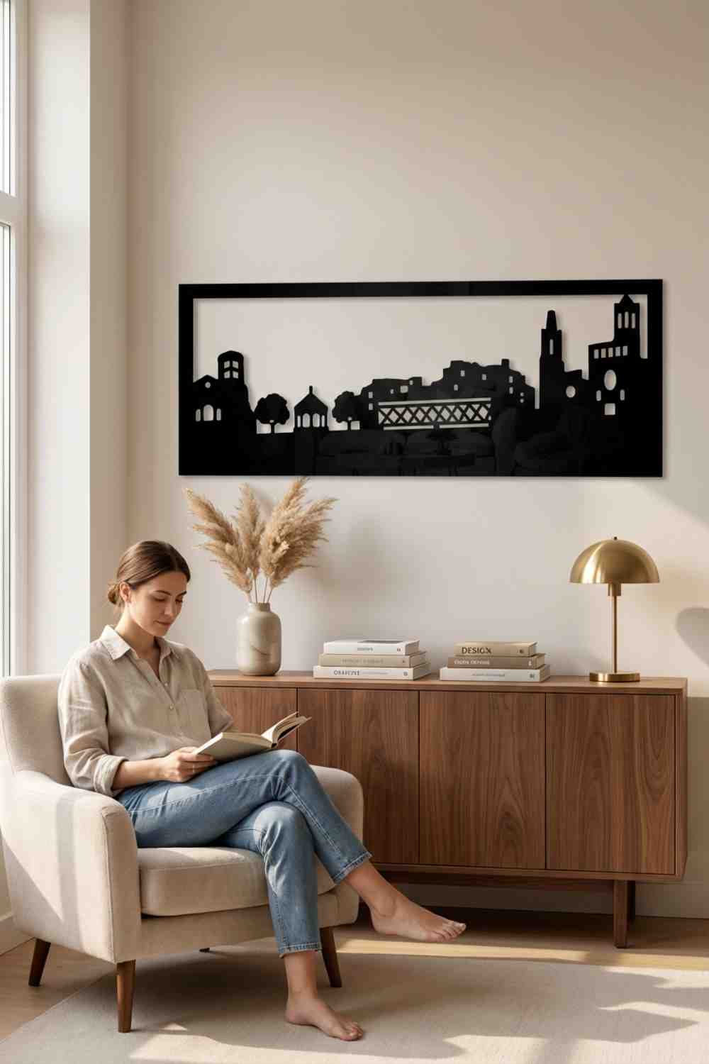 Girona - Cuadro decorativo | Cortayrecorta.es