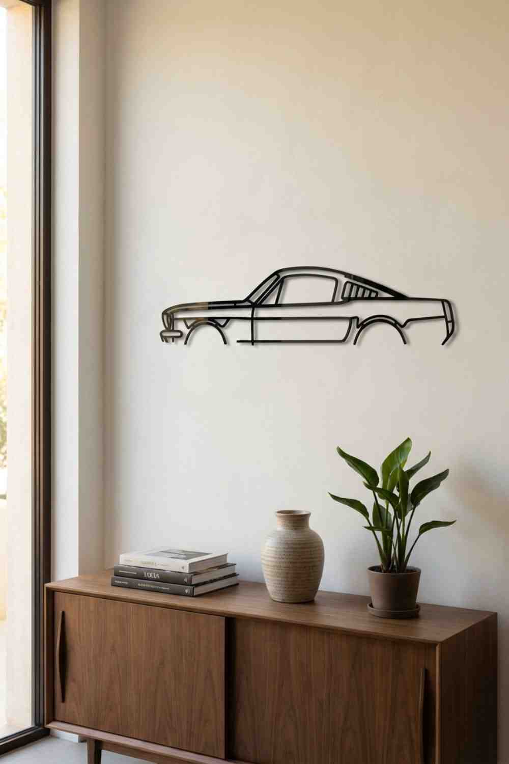 Mustang Fastback 1966 - Cuadro decorativo | Cortayrecorta.es