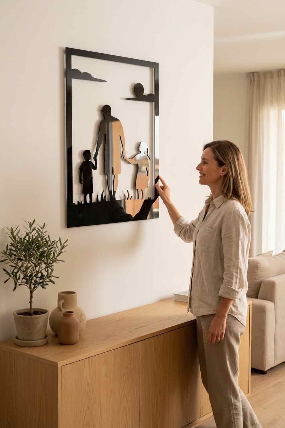 "Papá" - Cuadro decorativo | Cortayrecorta.es