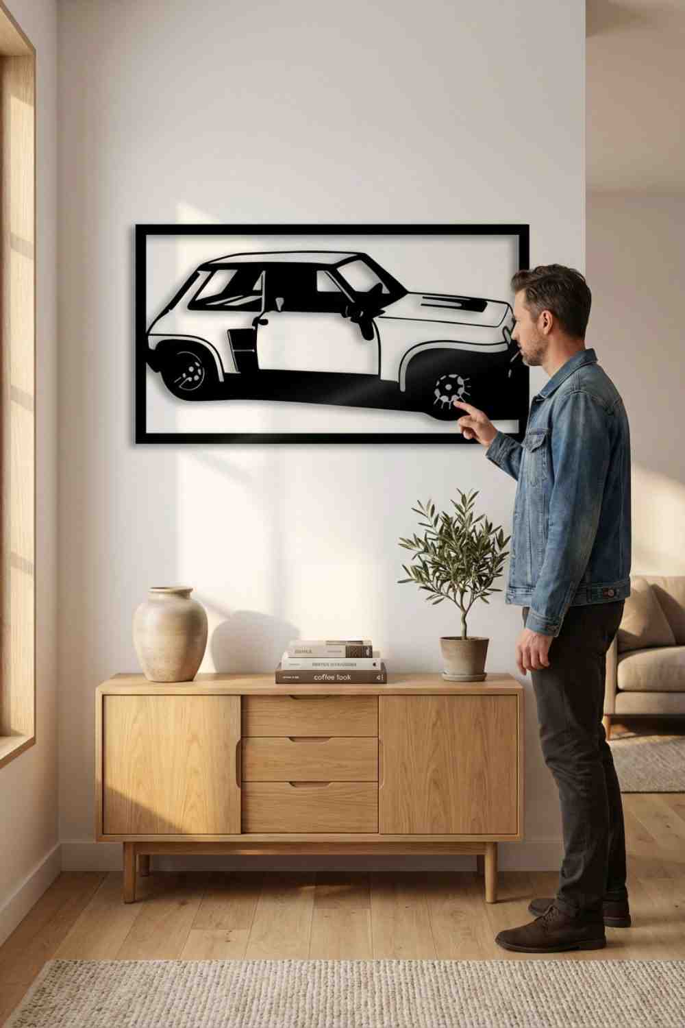 Renault Super 5 Gt Turbo - Cuadro decorativo | Cortayrecorta.es