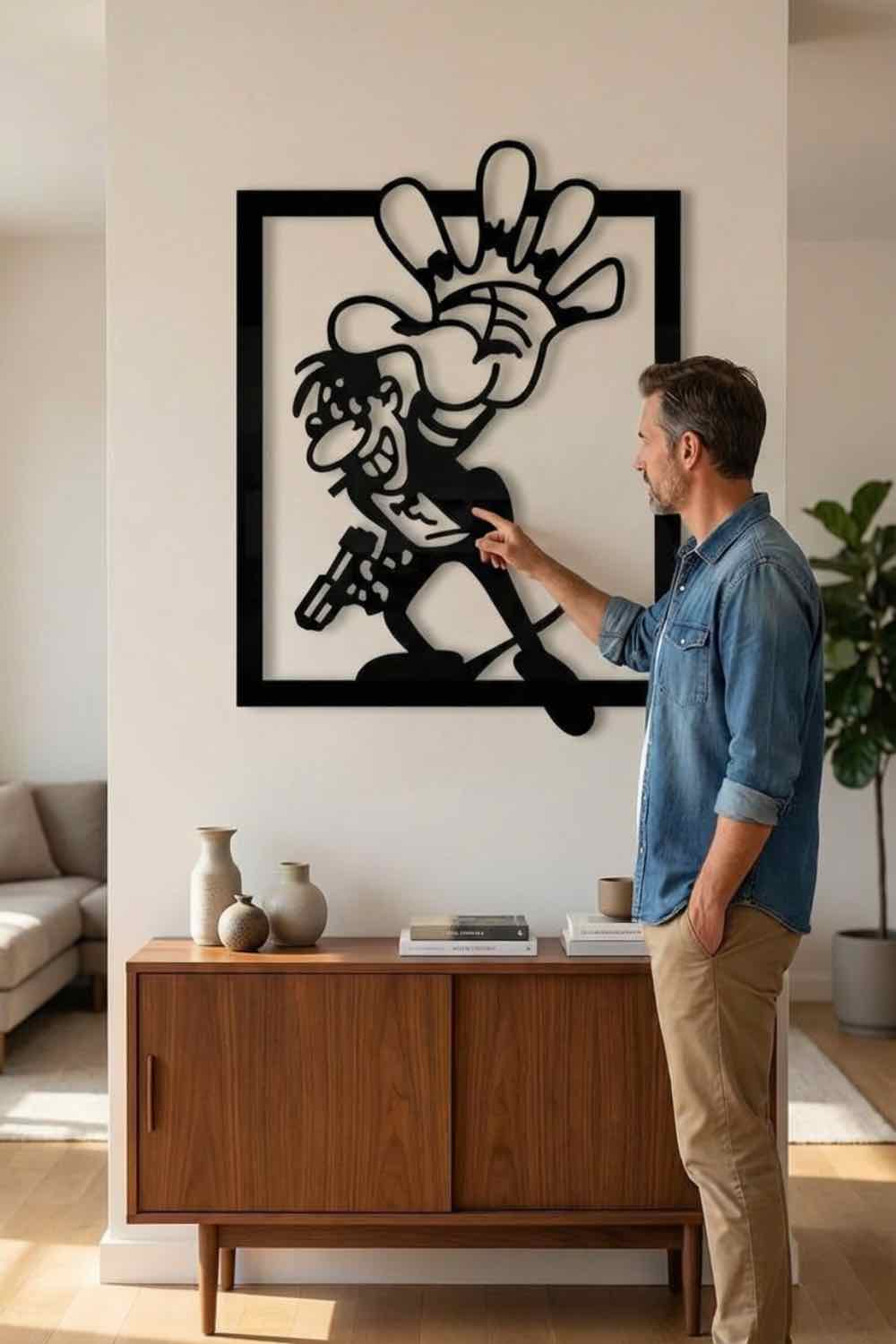 Anacleto - Cuadro decorativo | Cortayrecorta.es
