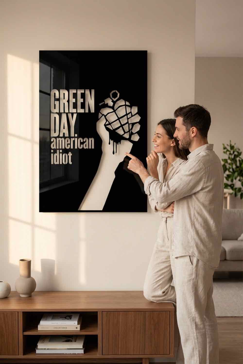 Green Day - Cuadro decorativo | Cortayrecorta.es