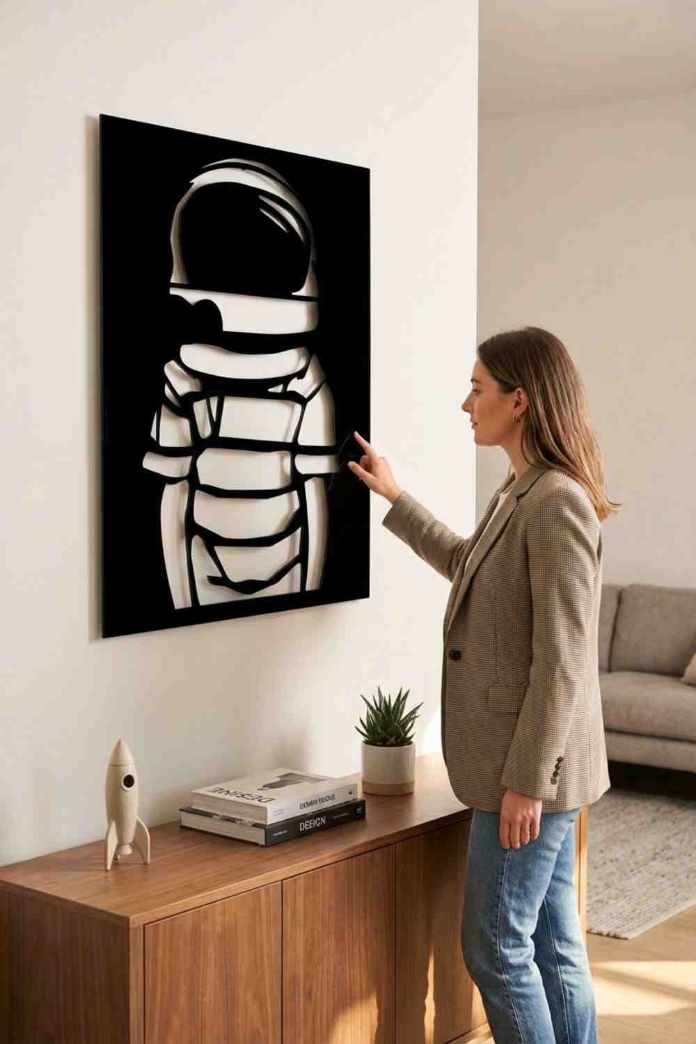 Out Space Zone - Cuadro decorativo | Cortayrecorta.es