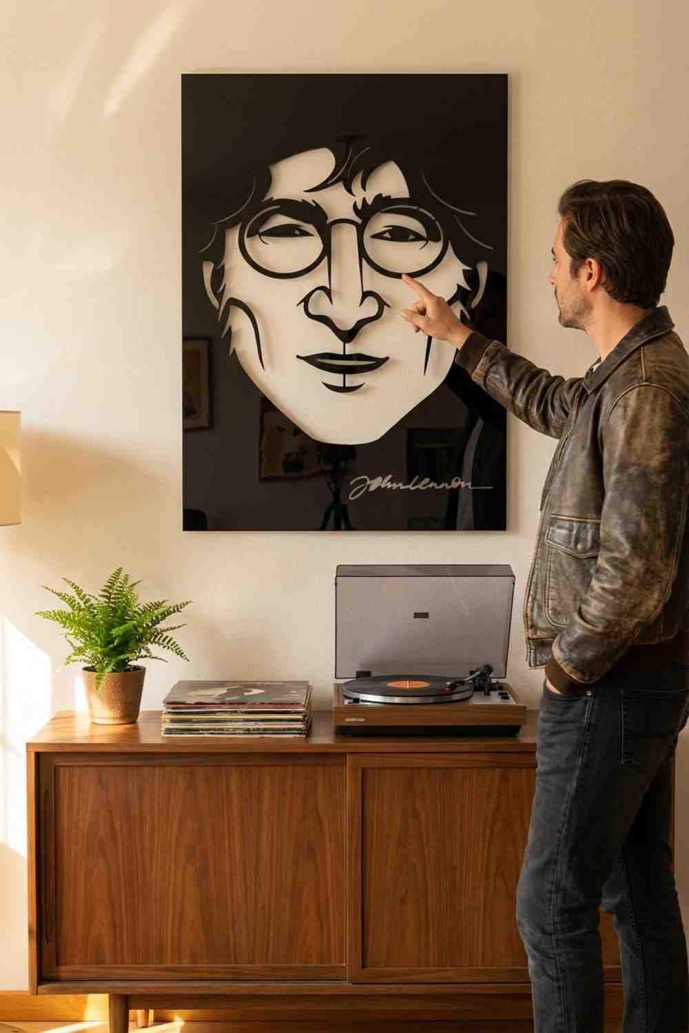 John Lennon - Cuadro decorativo | Cortayrecorta.es