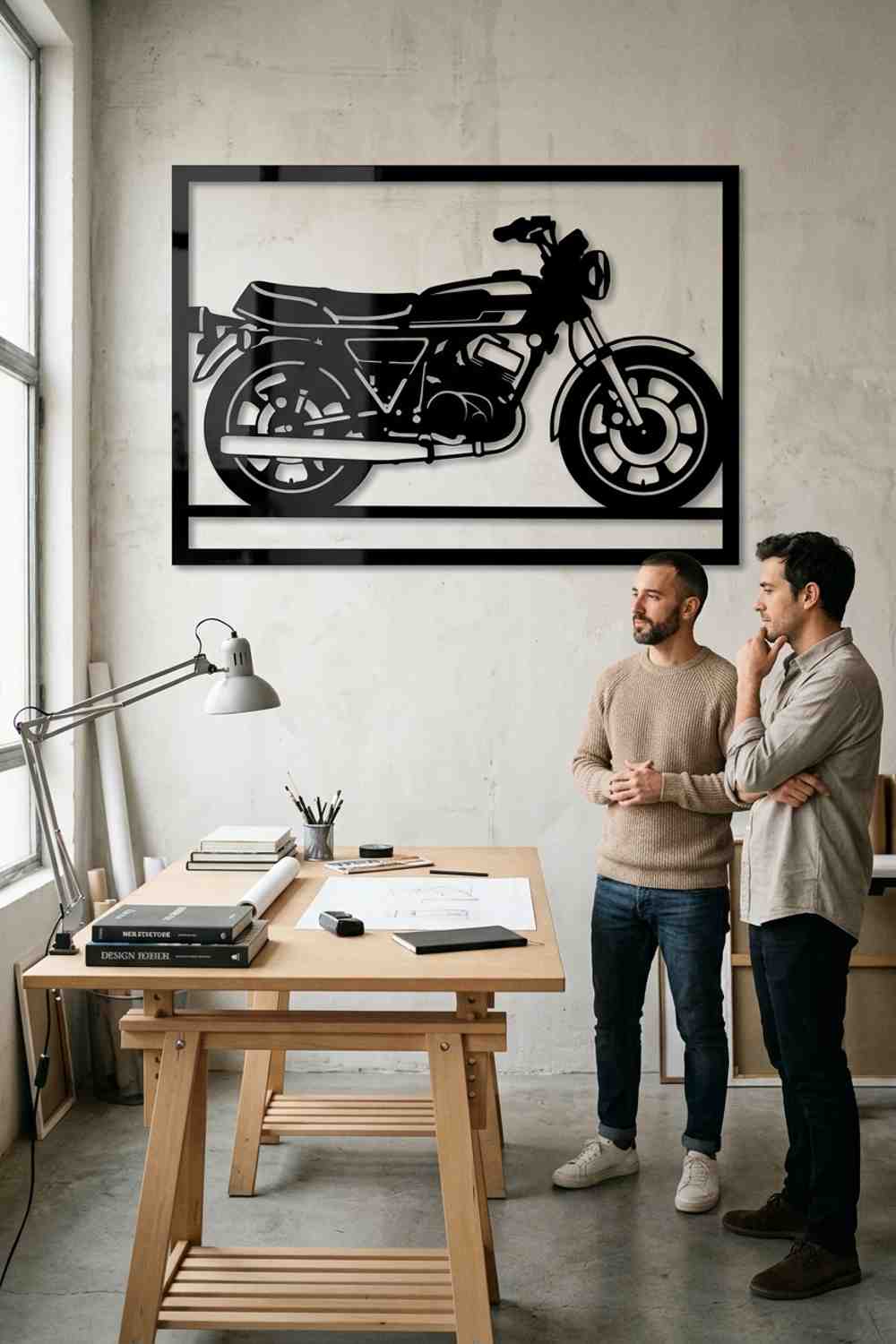 Yamaha 250 - Cuadro decorativo | Cortayrecorta.es