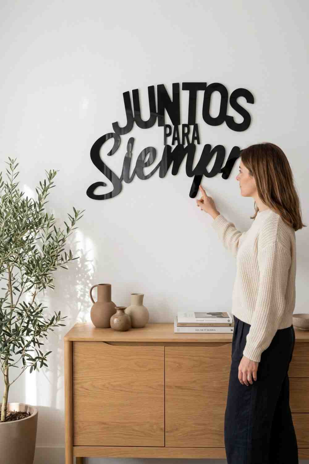 Juntos para siempre - Cuadro decorativo | Cortayrecorta.es