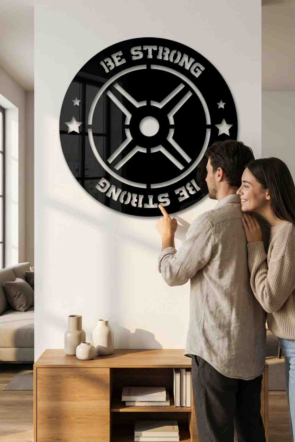 Be strong - Cuadro decorativo | Cortayrecorta.es