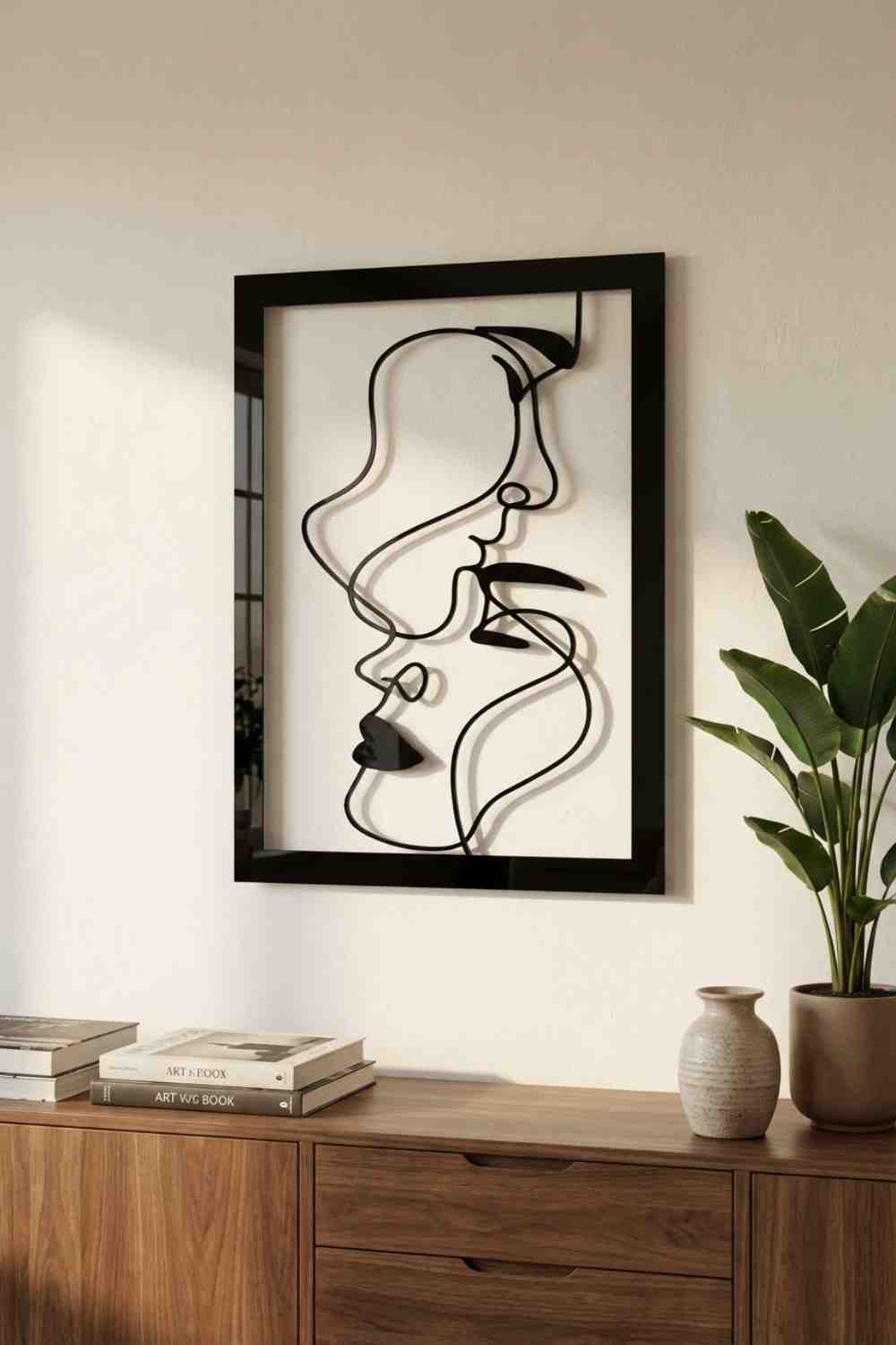 Caras - Cuadro decorativo | Cortayrecorta.es