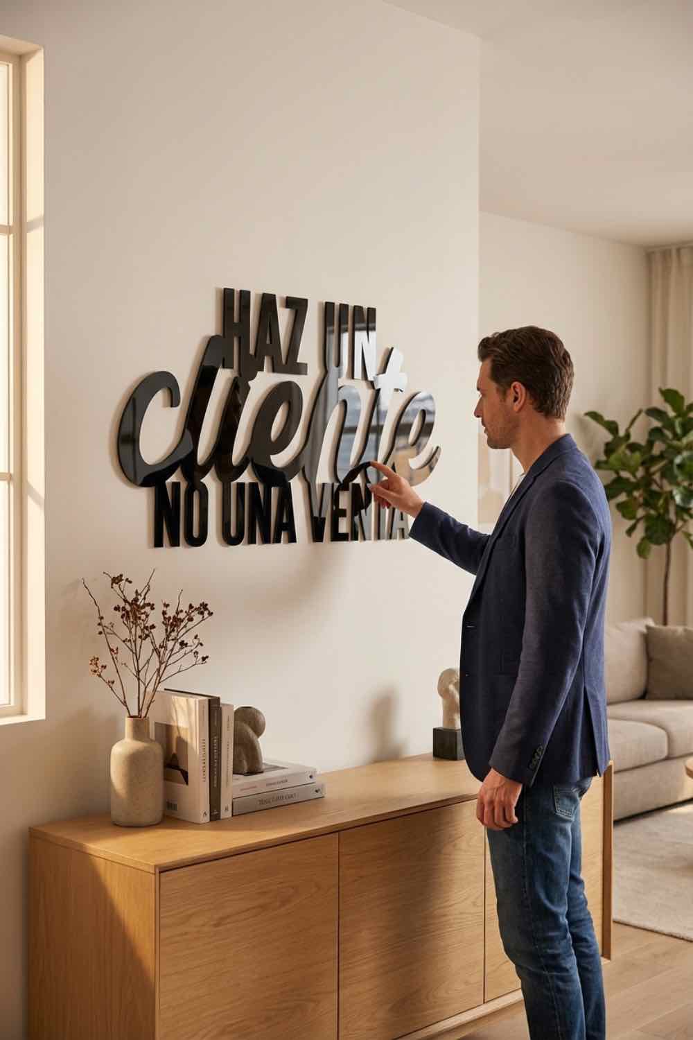 Haz un cliente, no una venta - Cuadro decorativo | Cortayrecorta.es