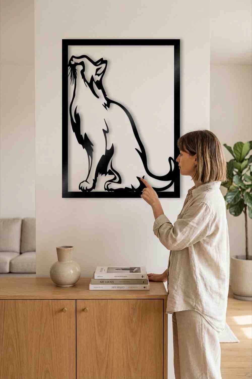 Micho El Gato - Cuadro decorativo | Cortayrecorta.es