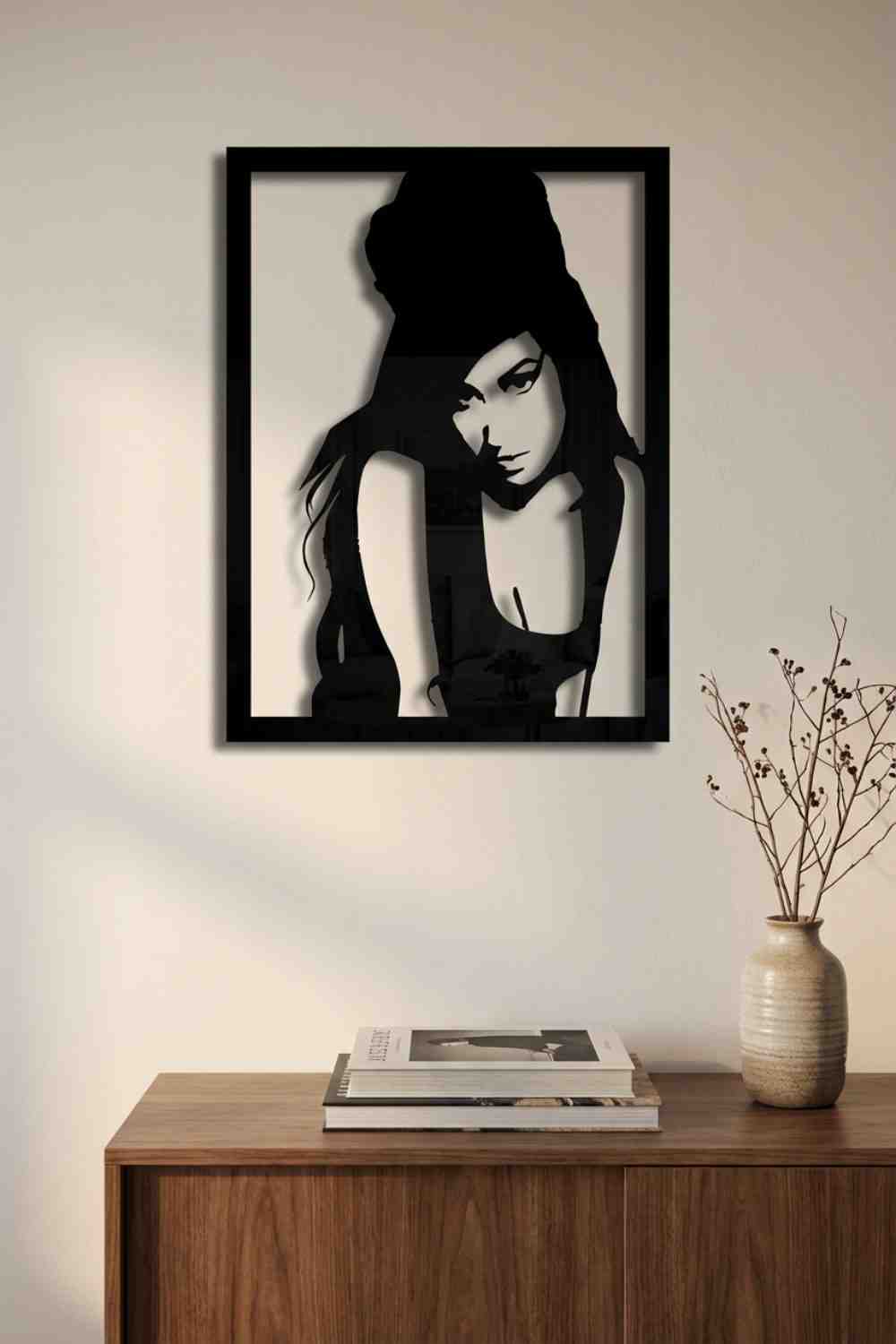 Amy Winehouse - Cuadro decorativo | Cortayrecorta.es