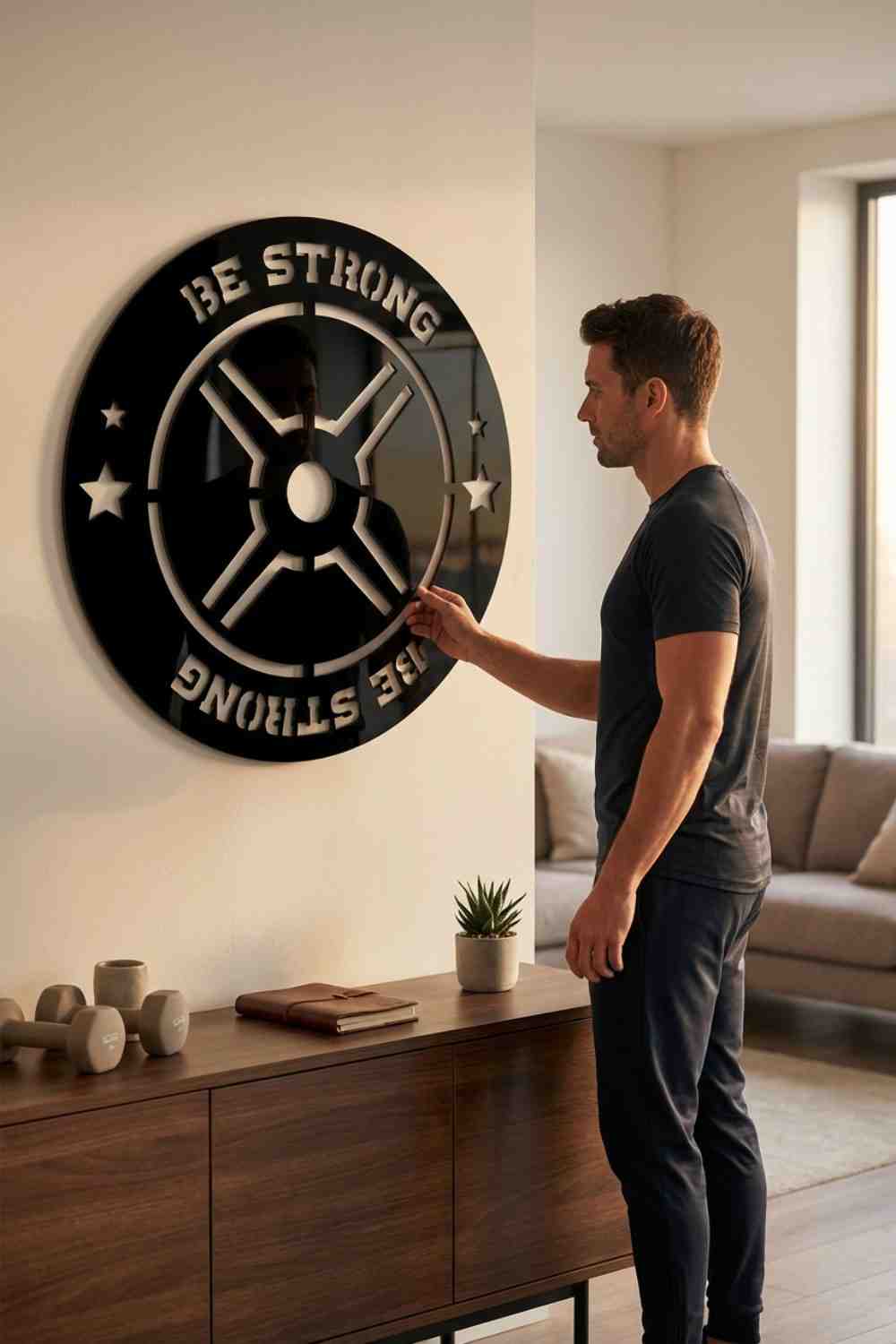 Be strong - Cuadro decorativo | Cortayrecorta.es