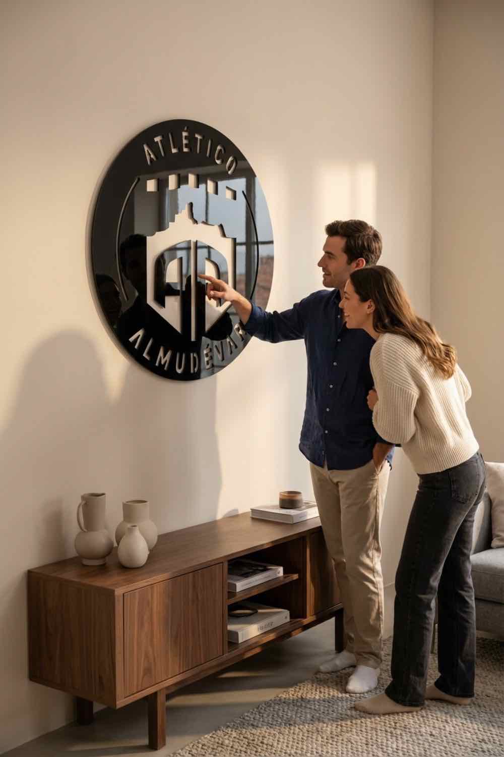 Atlético Almudévar - Cuadro decorativo | Cortayrecorta.es