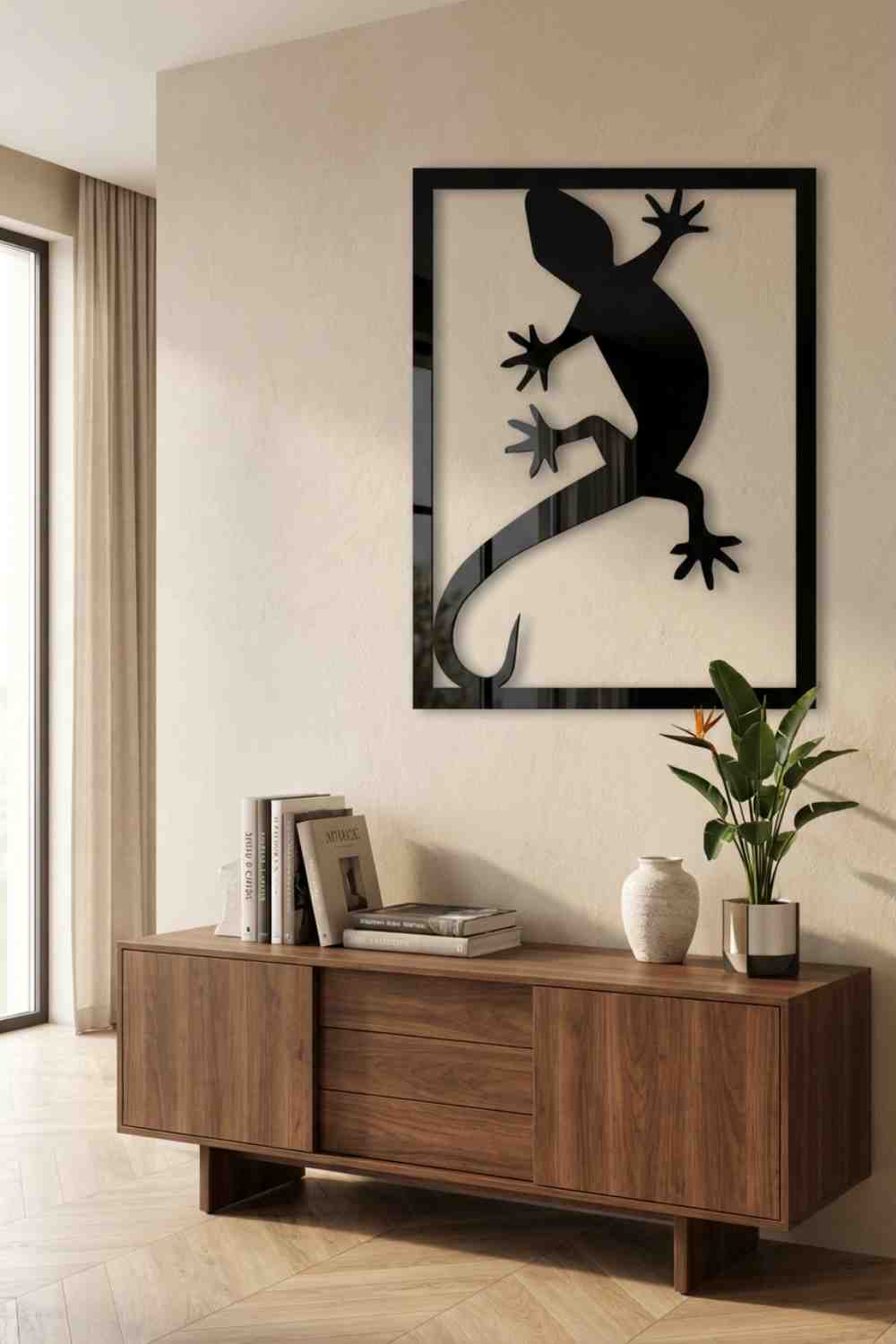 Iguana Juana - Cuadro decorativo | Cortayrecorta.es