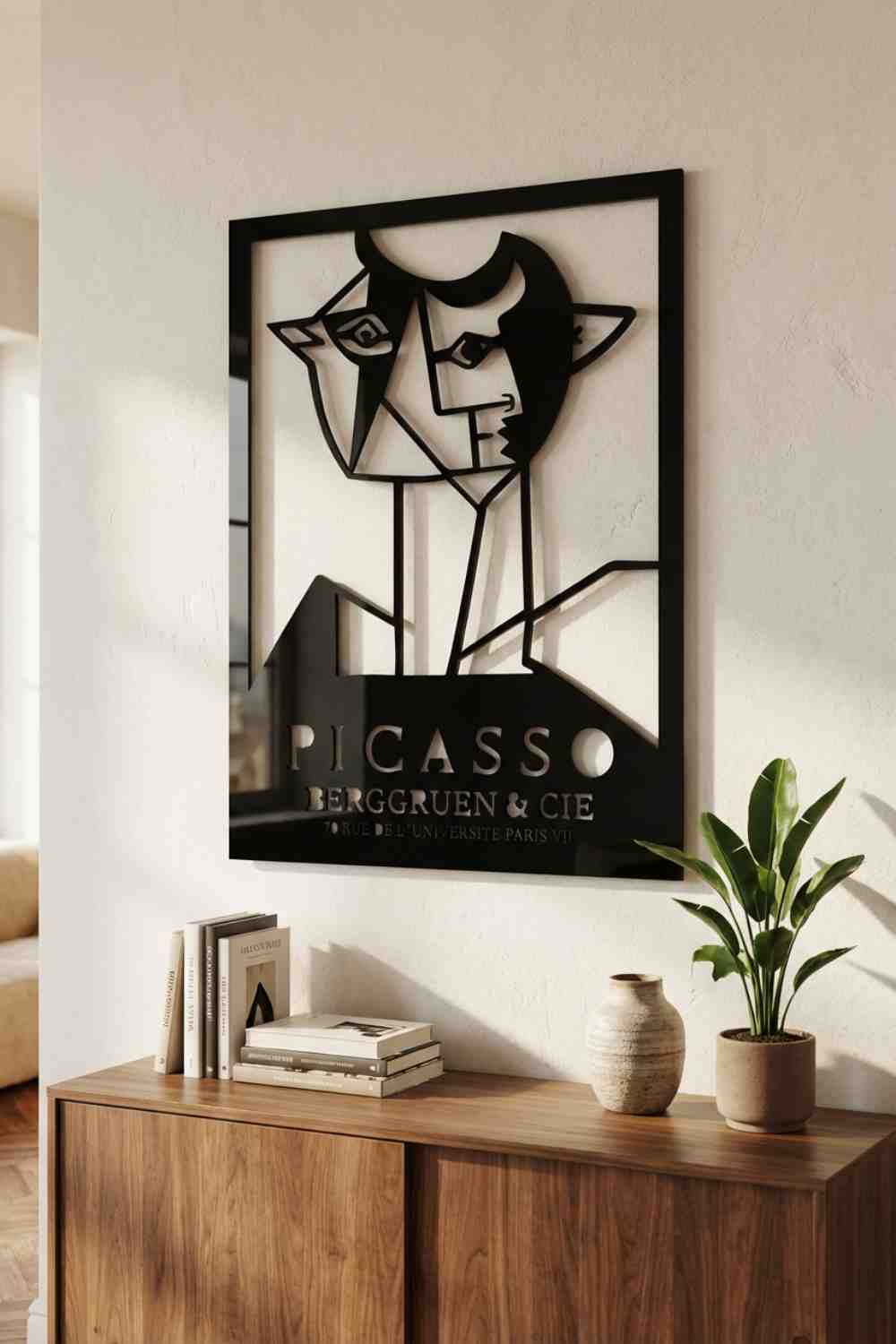 Cartel Exposición Grabado De Picasso - Cuadro decorativo | Cortayrecorta.es