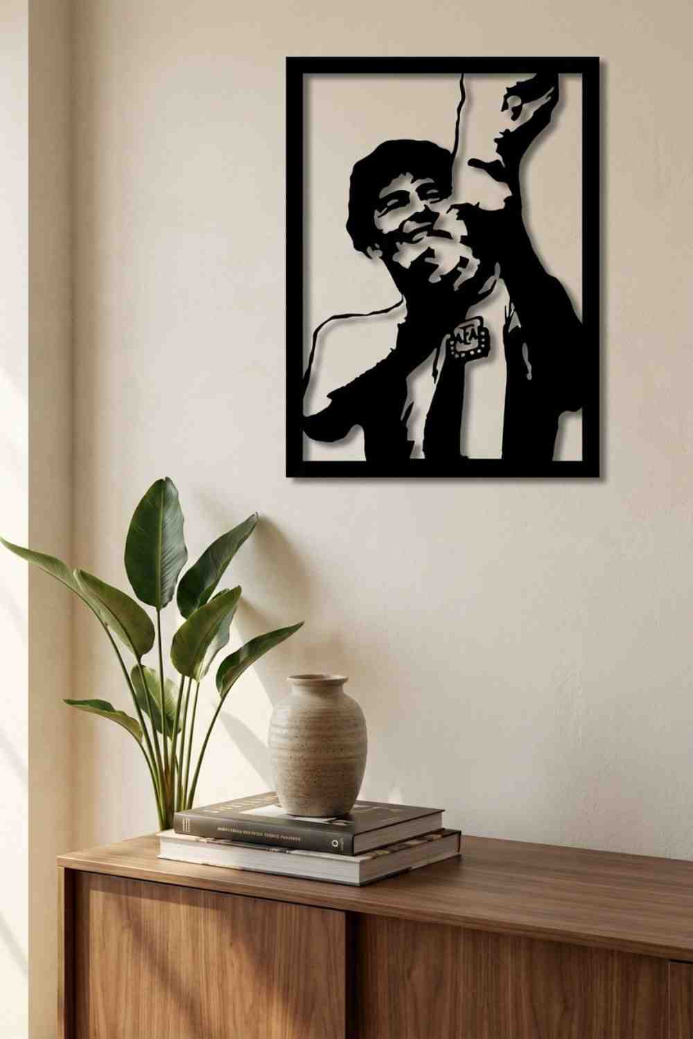 Maradona Copa Del Mundo - Cuadro decorativo | Cortayrecorta.es