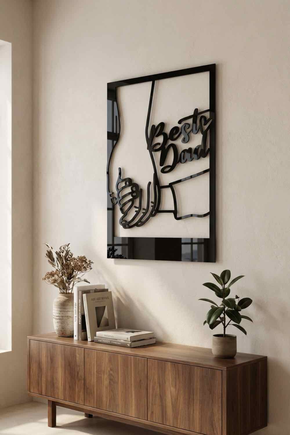 Best Dad - Cuadro decorativo | Cortayrecorta.es