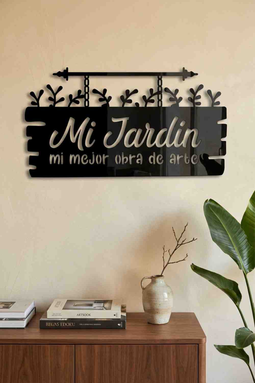 Mi Jardín, Mi Mejor Obra De Arte - Cuadro decorativo | Cortayrecorta.es
