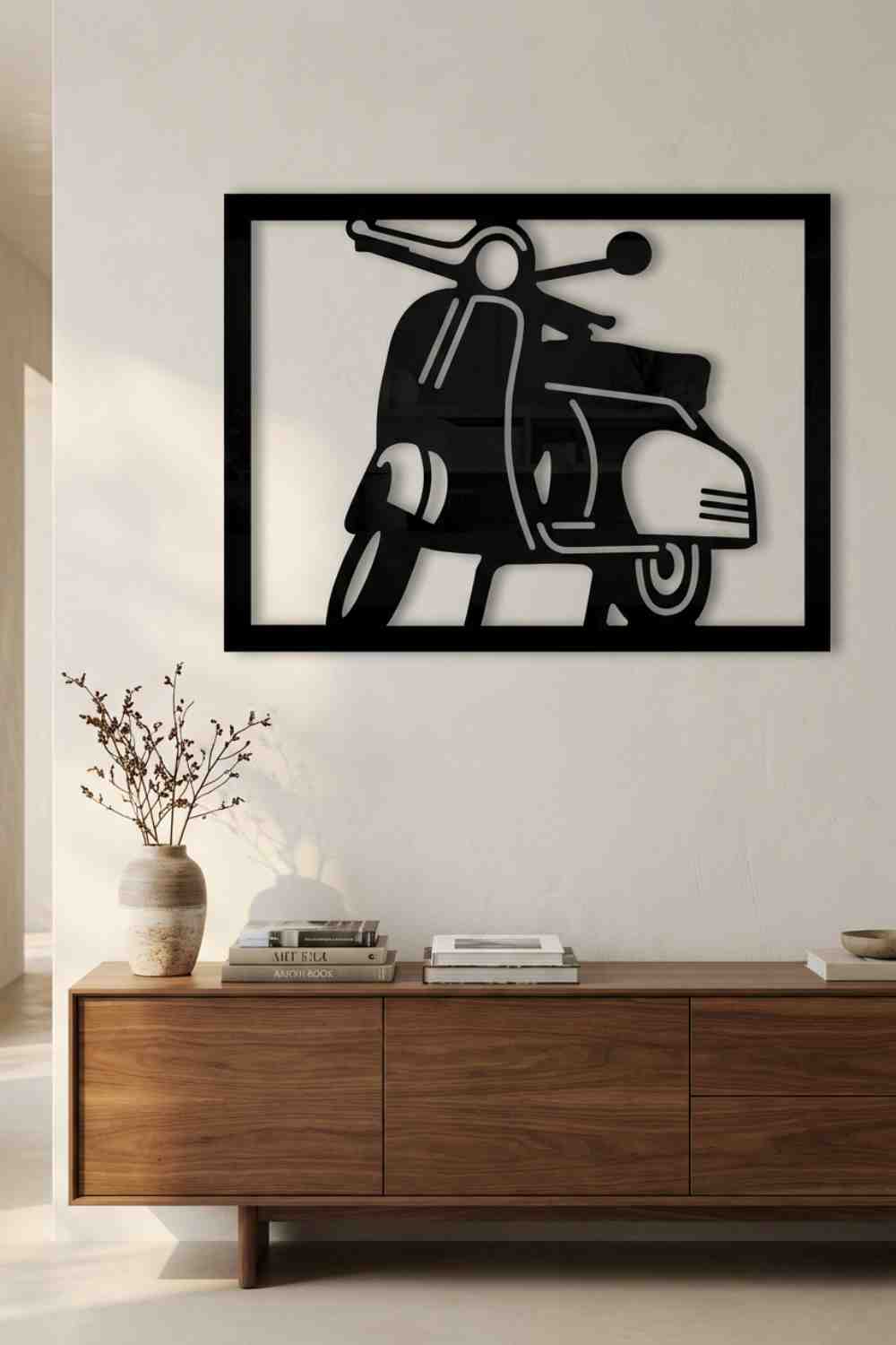 Vespa - Cuadro decorativo | Cortayrecorta.es