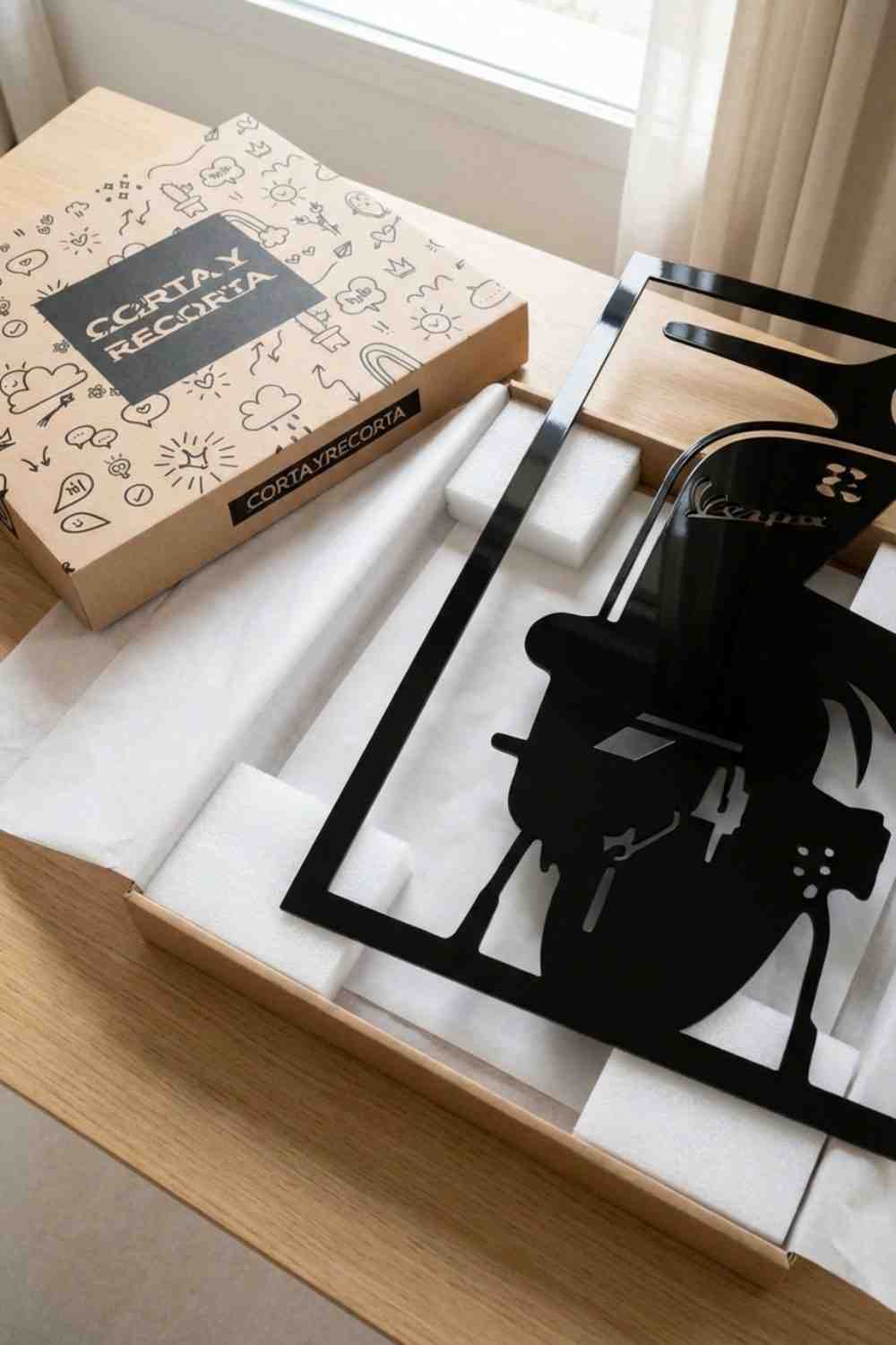 Frontal De Mi Vespa - Cuadro decorativo | Cortayrecorta.es