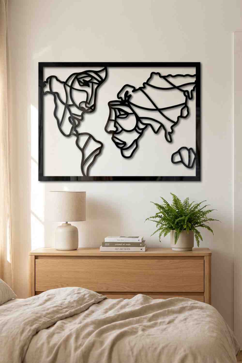 Caras del Mundo - Cuadro decorativo | Cortayrecorta.es