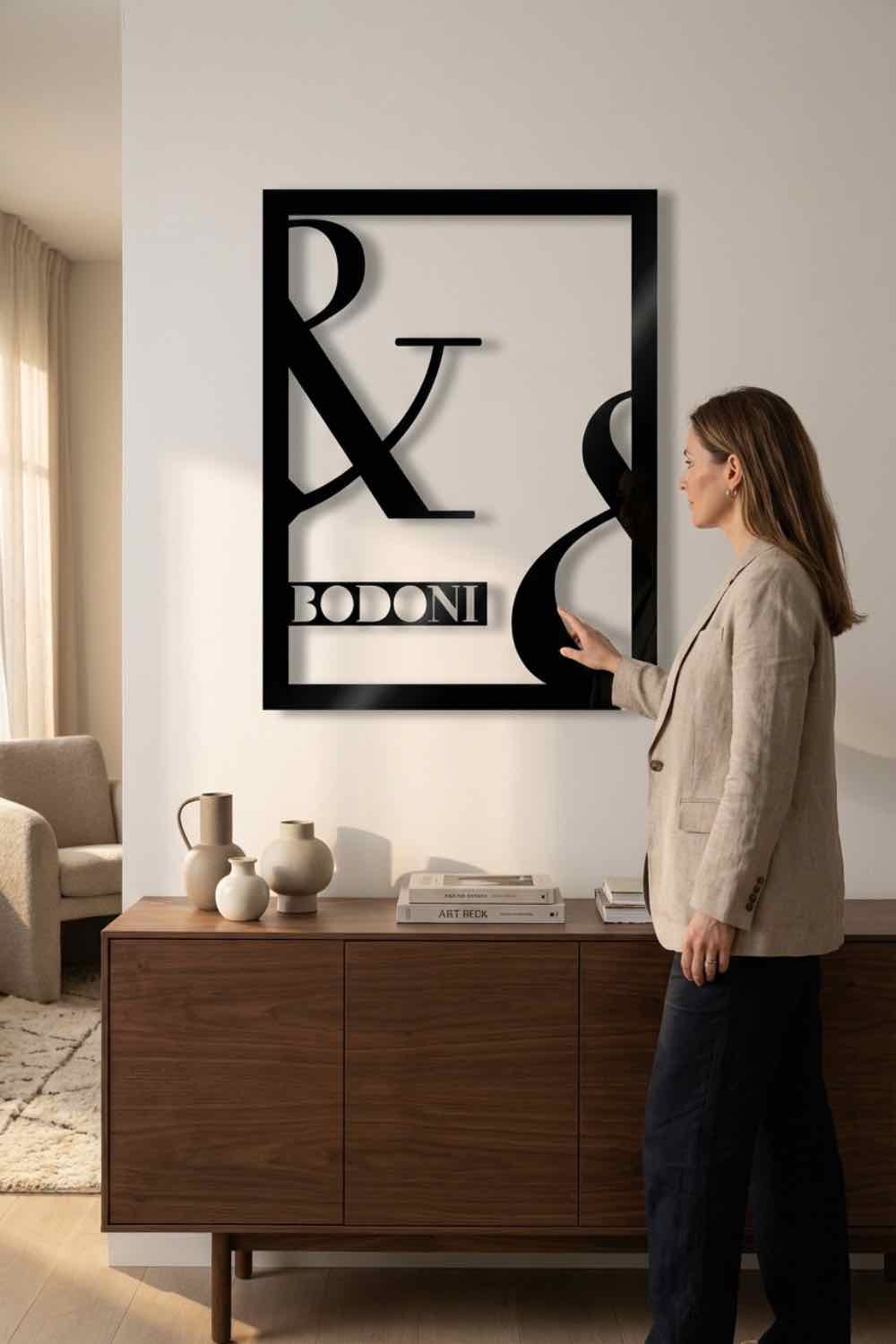Bodoni - Cuadro decorativo | Cortayrecorta.es