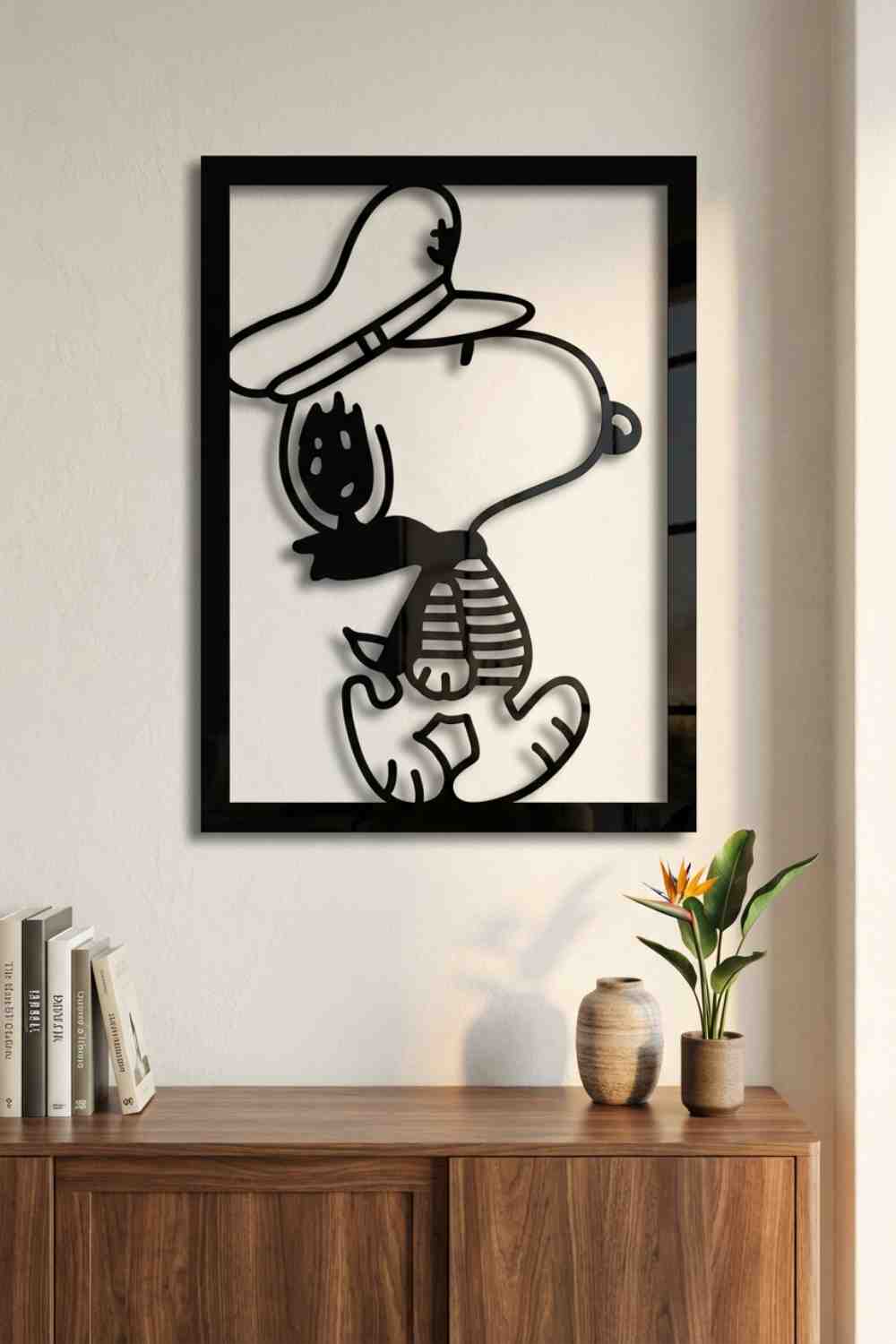 Snoopy Marine - Cuadro decorativo | Cortayrecorta.es
