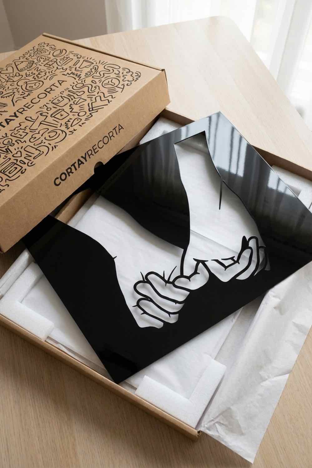 Cariño - Cuadro decorativo | Cortayrecorta.es