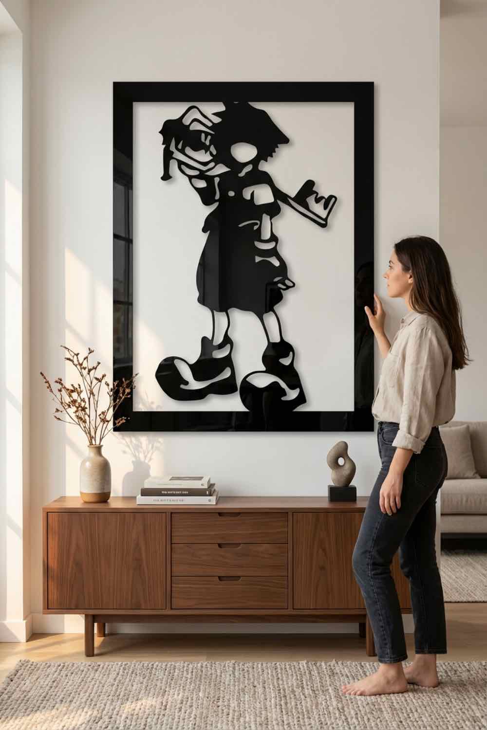 Kingdom Hearts 1 Sora - Cuadro decorativo | Cortayrecorta.es