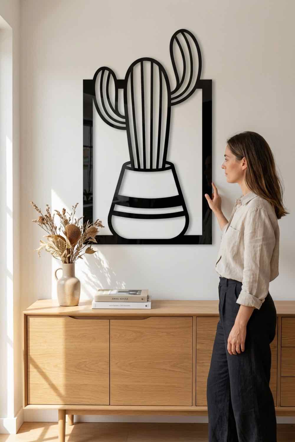 Cactus - Cuadro decorativo | Cortayrecorta.es