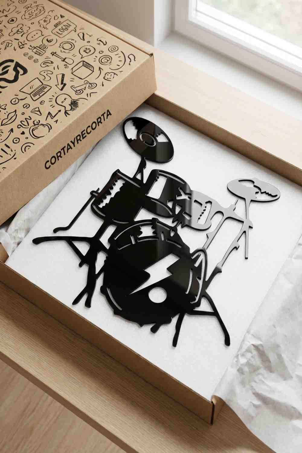 Batería - Cuadro decorativo | Cortayrecorta.es