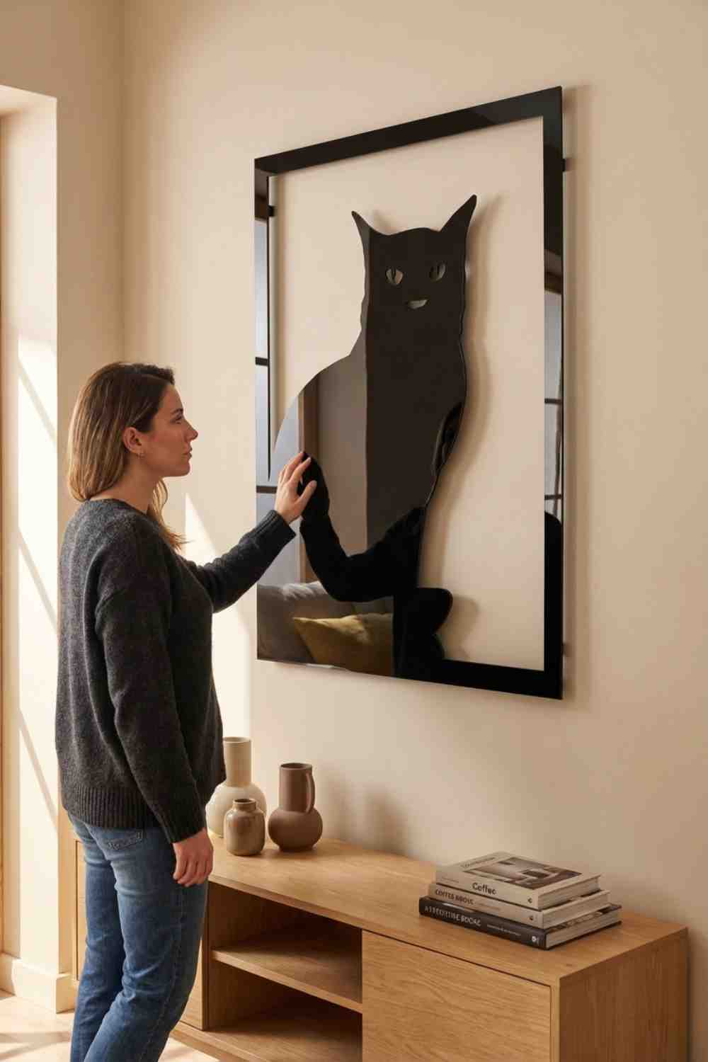 Black Cat - Cuadro decorativo | Cortayrecorta.es