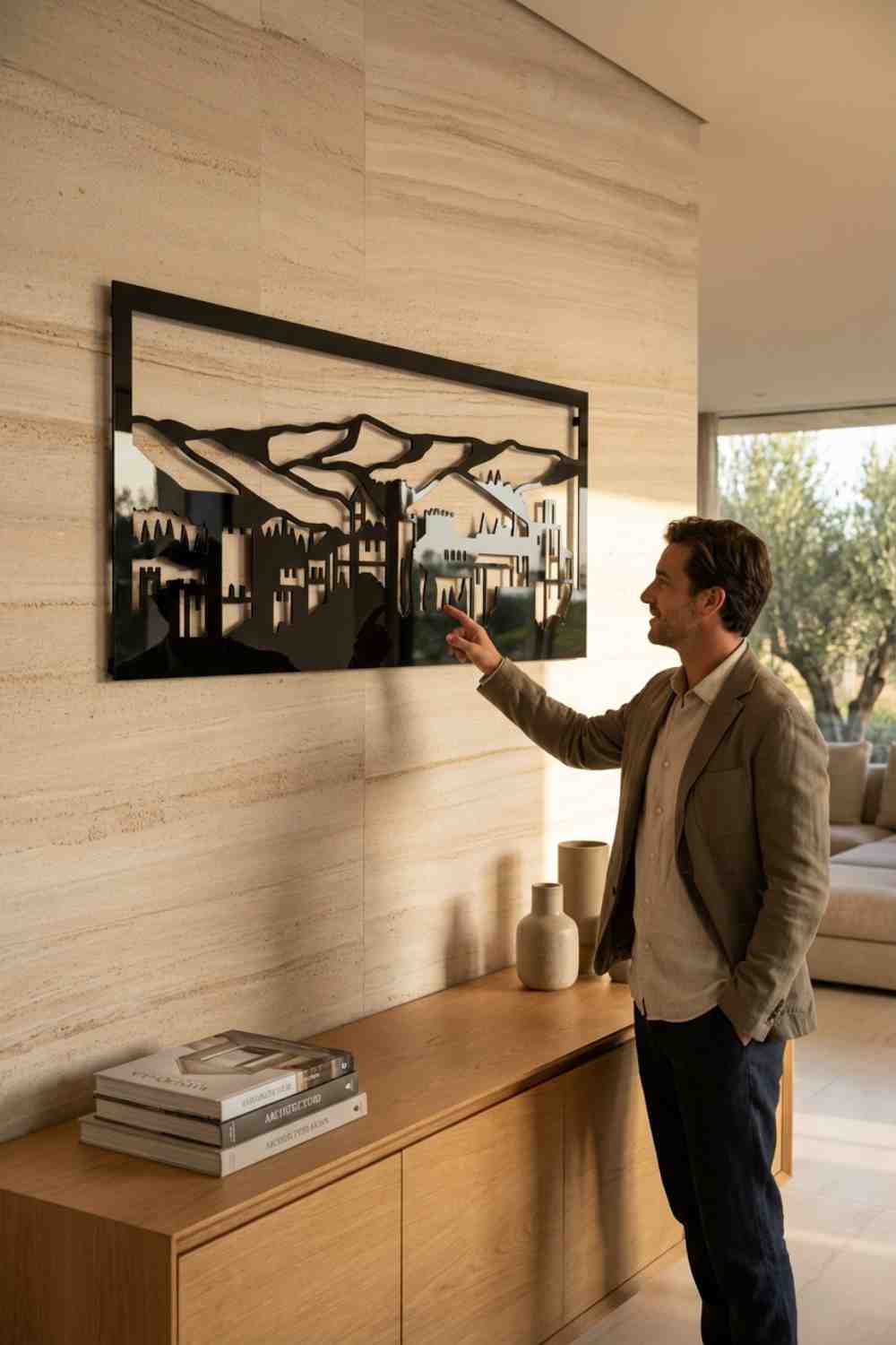 Alhambra Y Sierra Nevada - Cuadro decorativo | Cortayrecorta.es